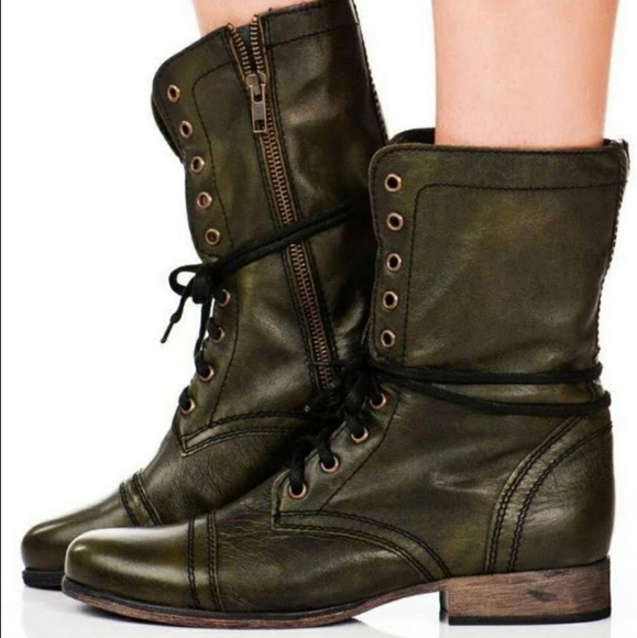 Leather Troopa Combat Boots 